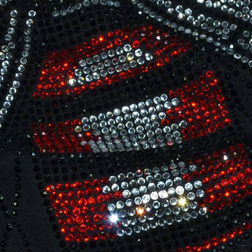 Rhinestone T shirt Bee blingbling crystal Women Top Tees (US 2-18W)