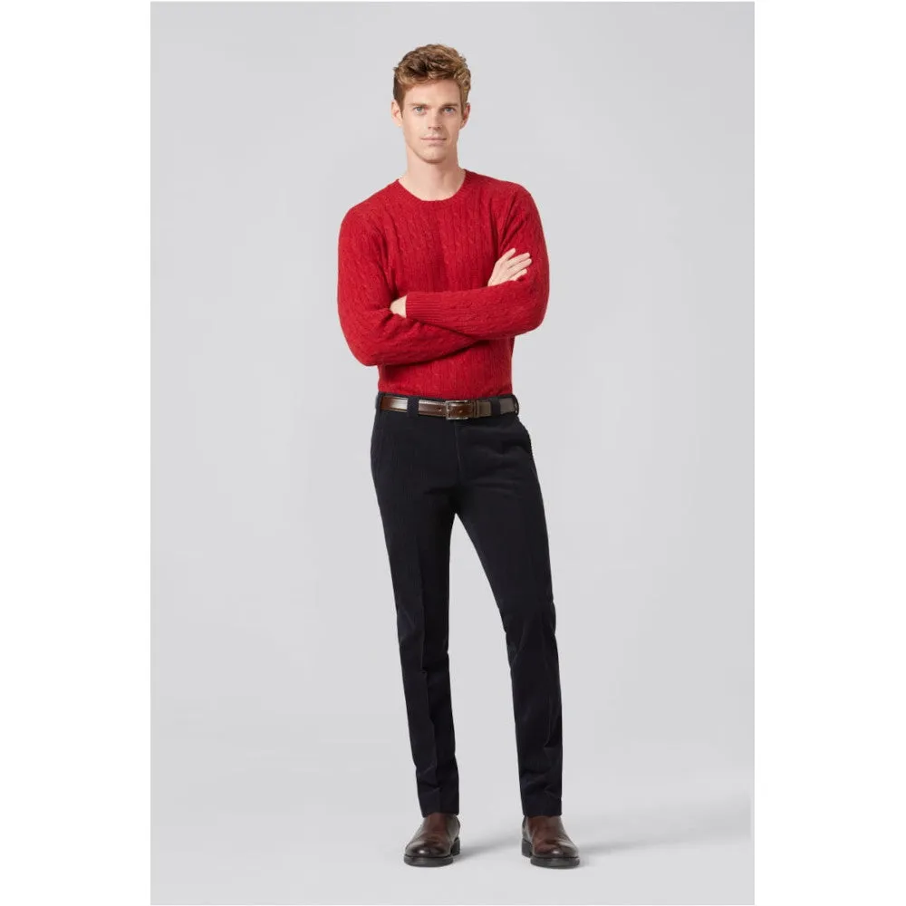 Roma Stretch Woolcord in Navy
