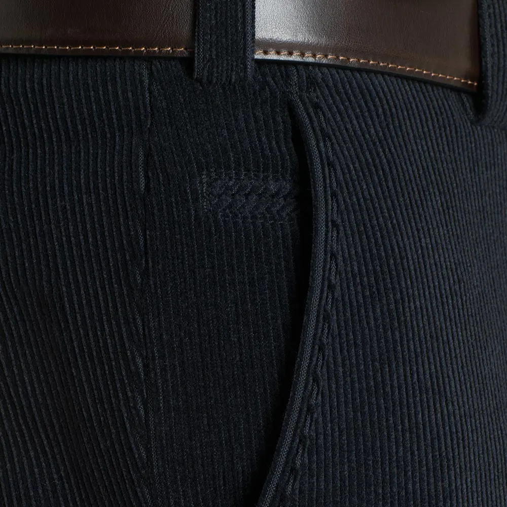 Roma Stretch Woolcord in Navy