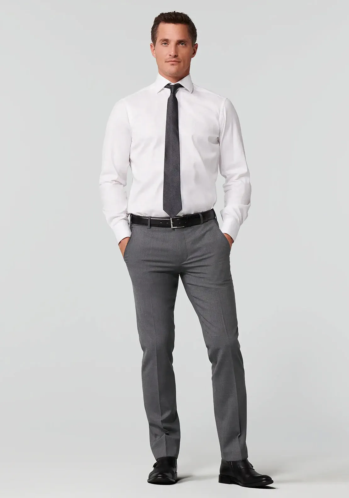 Roma Trousers in Mid Grey