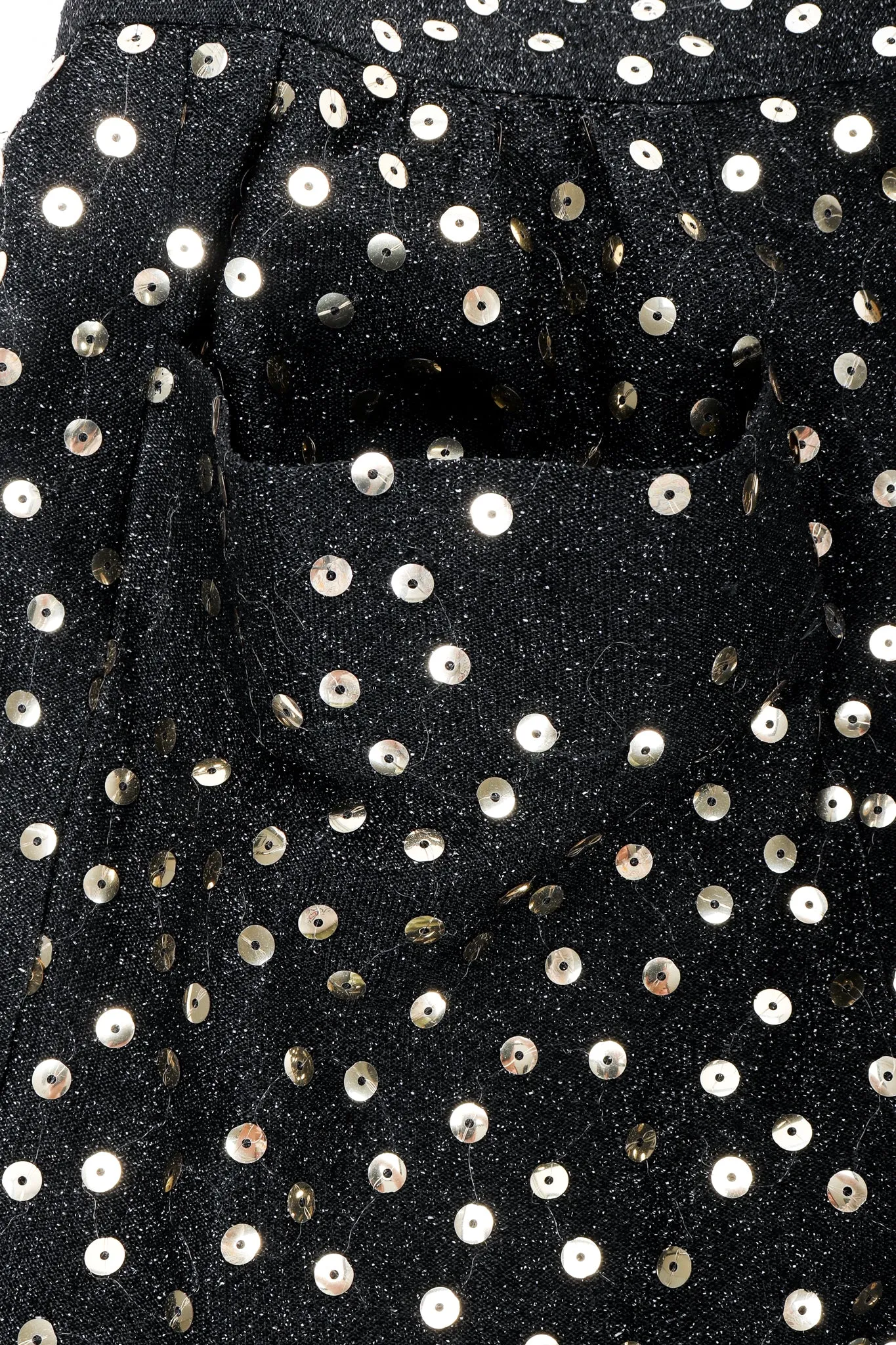 Sequin Wrap Top & Skirt Set