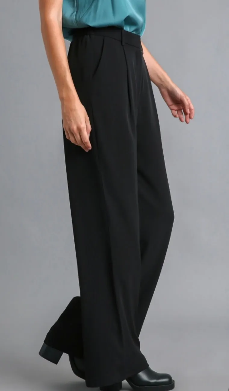 She Means Business Black Pants