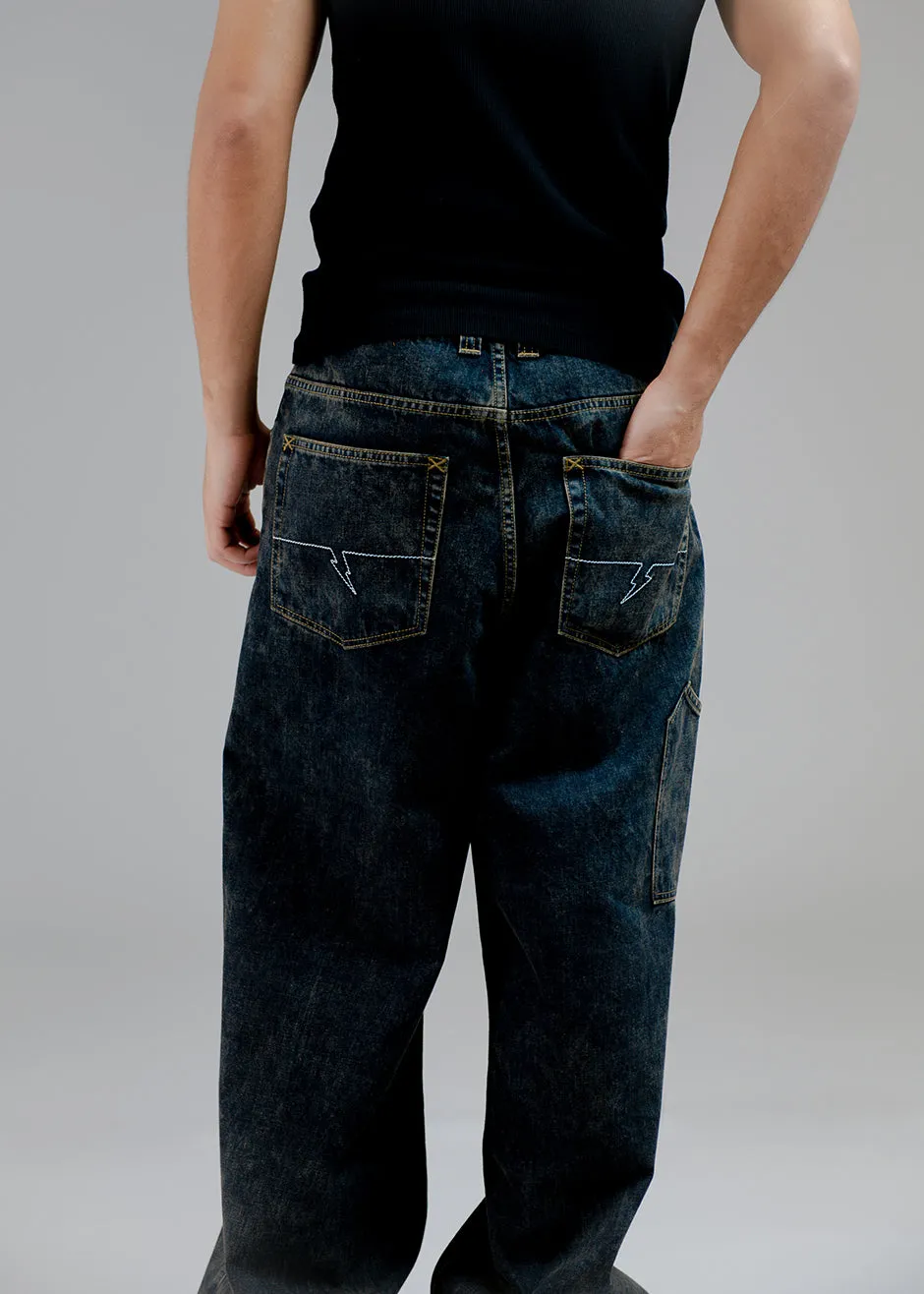 Slouch Jeans - Marble