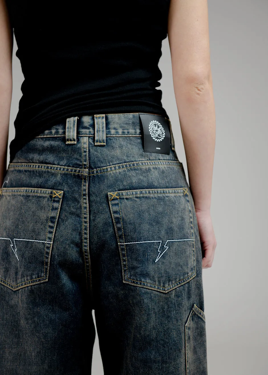 Slouch Jeans - Marble