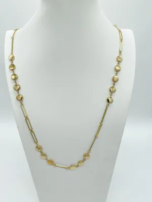 Station Chain Long Necklace