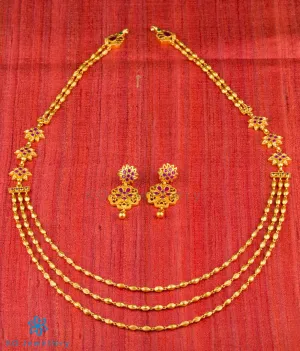 The Dhitika Silver Layered Necklace