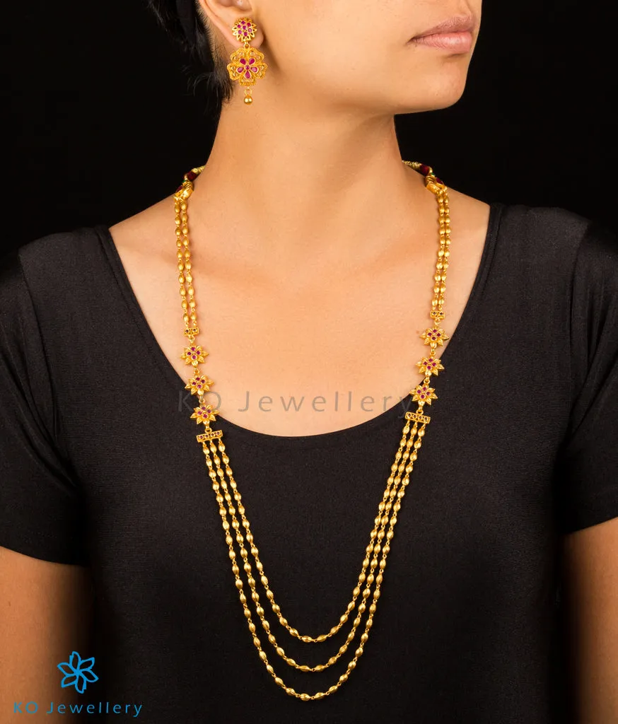 The Dhitika Silver Layered Necklace
