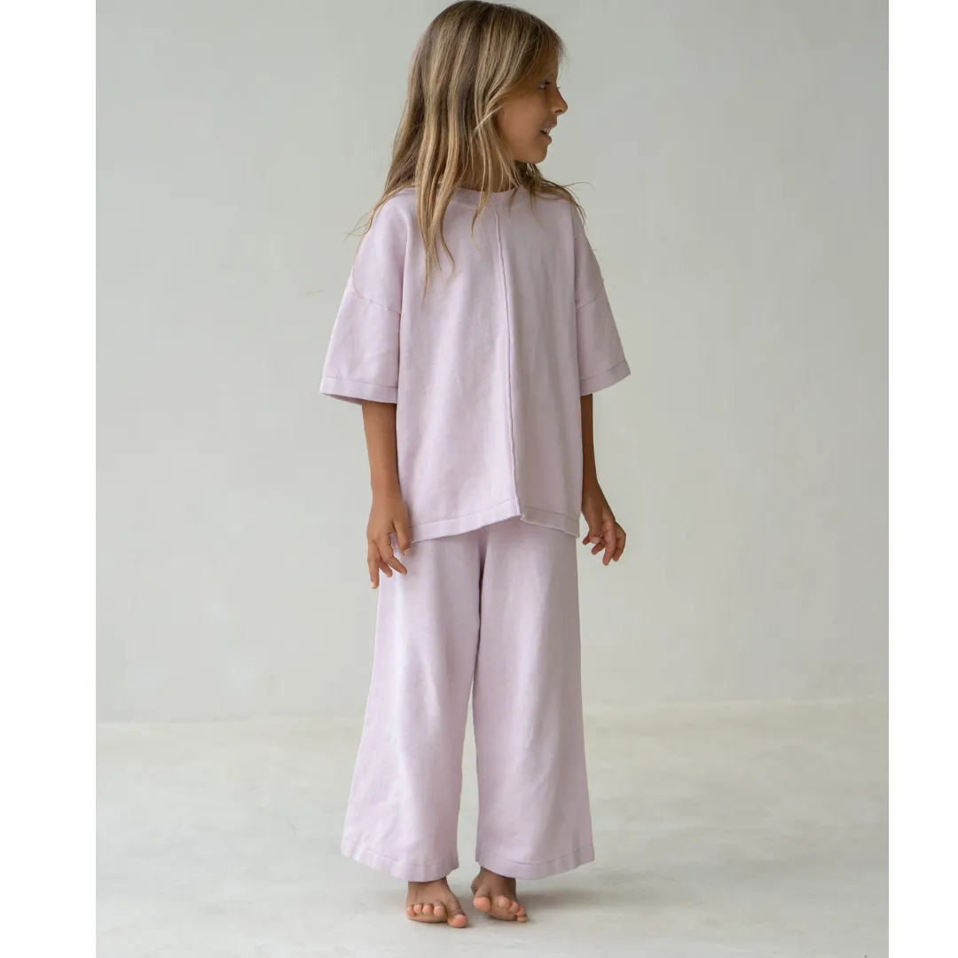 Thin Knit Tee - Sweetpea