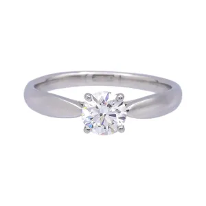 Tiffany & Co. Platinum Harmony Diamond Engagement Ring 0.61 cts. Round  G VS1