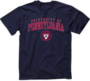 University of Pennsylvania Quakers Penn Crest T-Shirt (Navy)