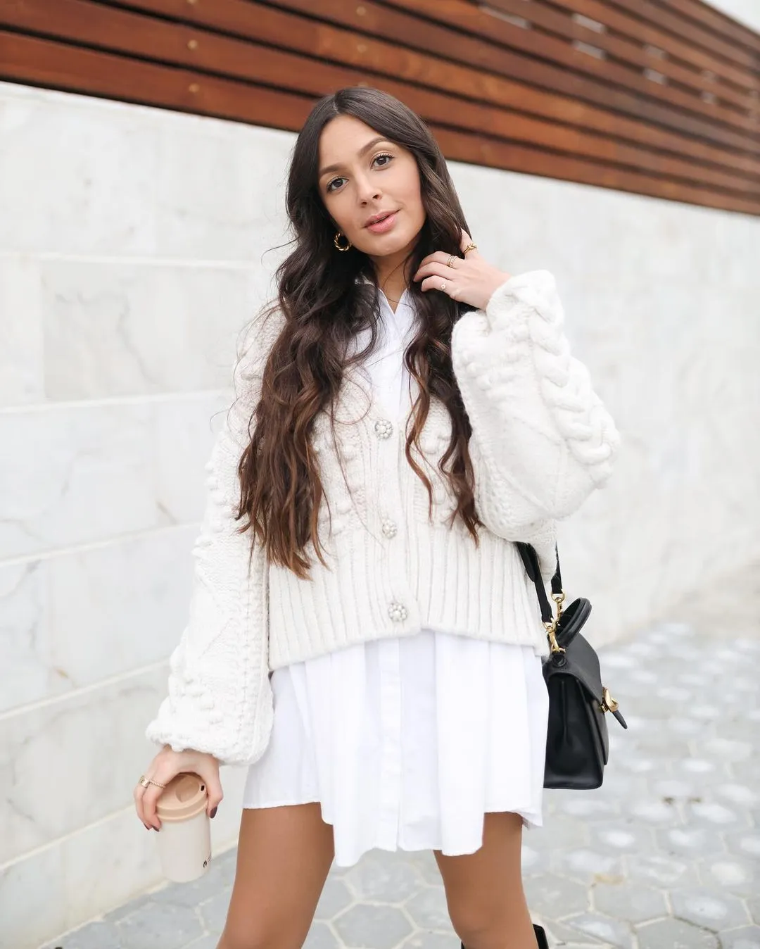 V-neck Knit Single-breasted Sweaters Cardigans Outerwear