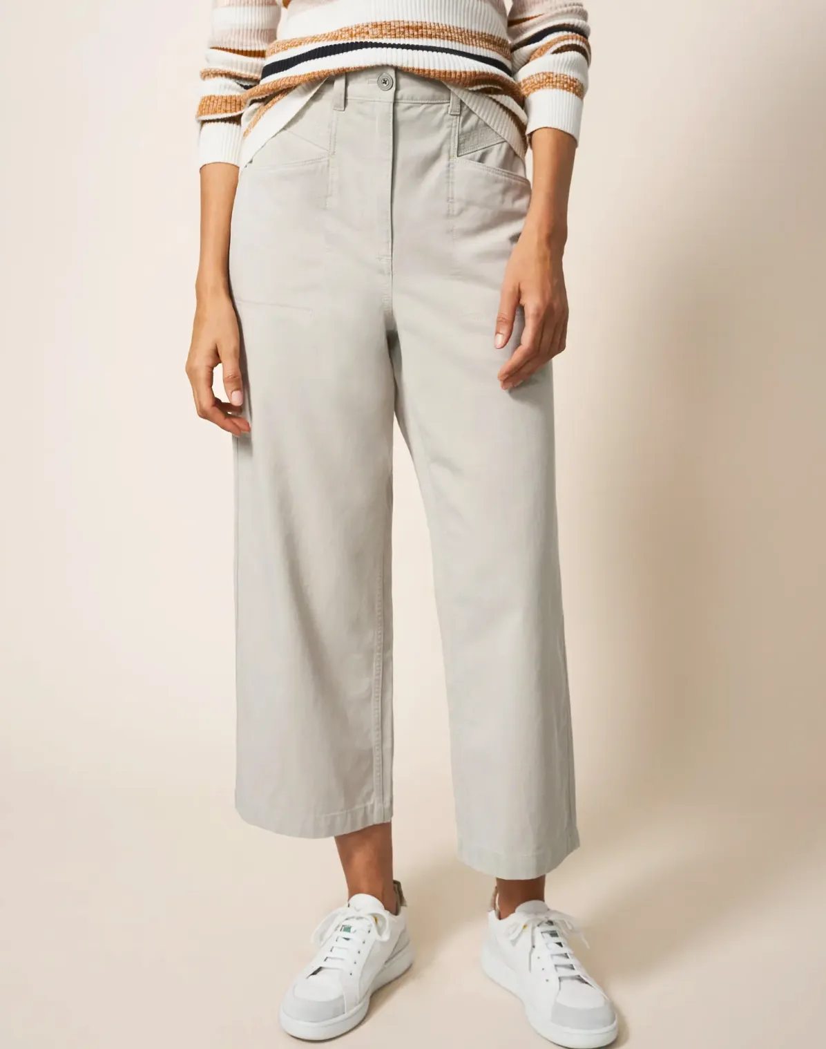White Stuff UK Harper Wide Leg Tencel Trouser