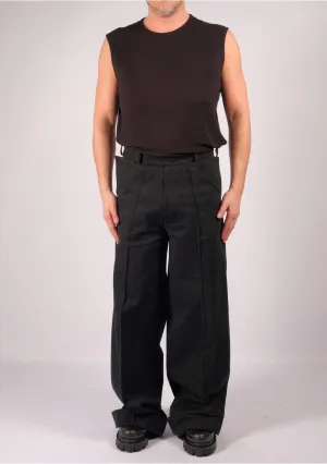 Wide Canvas Trousers