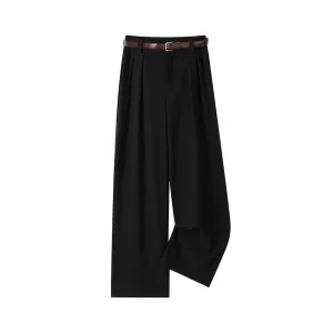 Wide-Leg Casual Pants