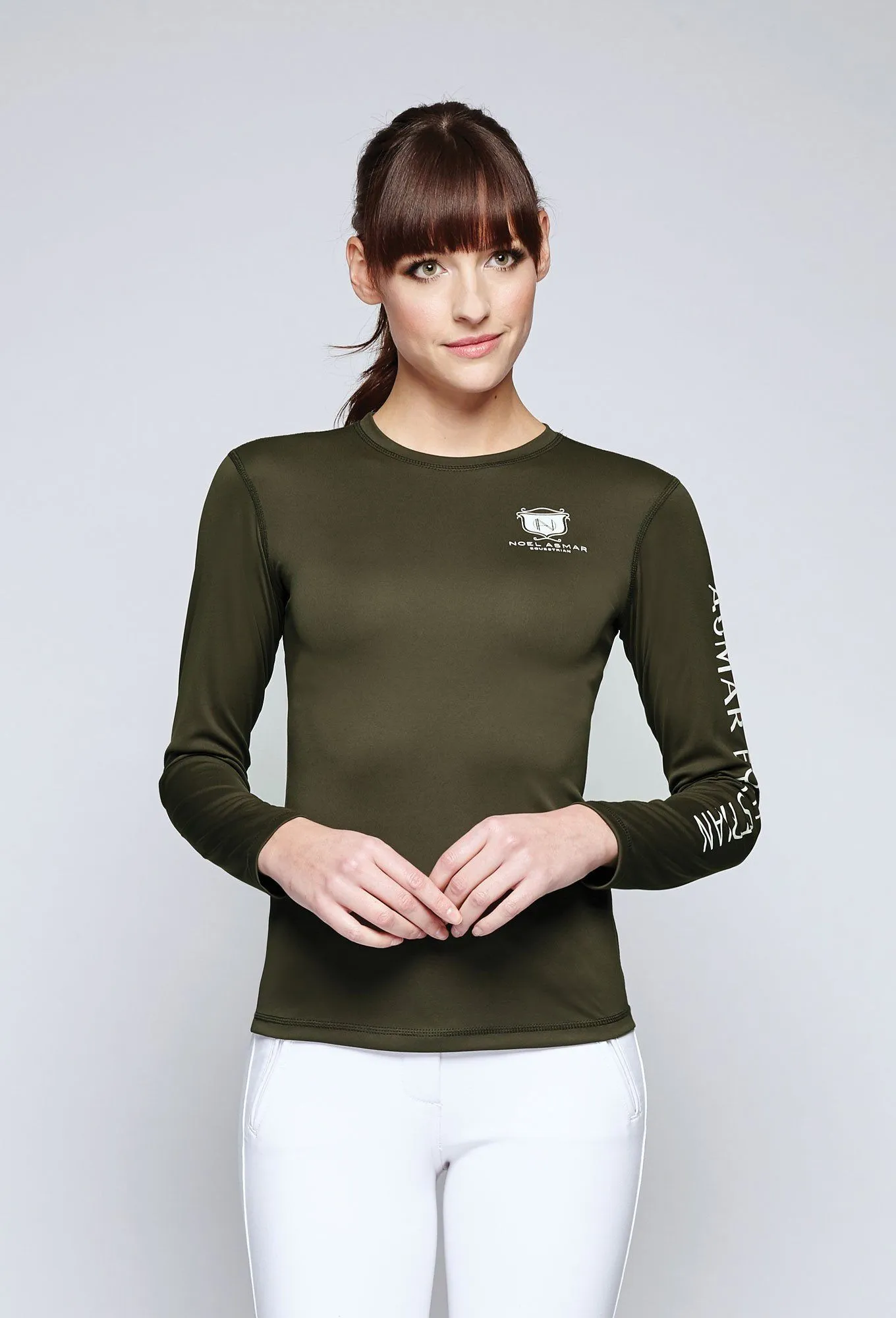 Women's AE Logo Long-sleeved T