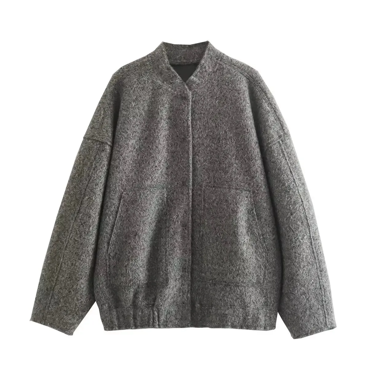 Women's Fall Fashion Shiny Sequin Jacket Y2k Gold Stand Collar Long Sleeve Short Coat Autumn Winter Office High Streetwear