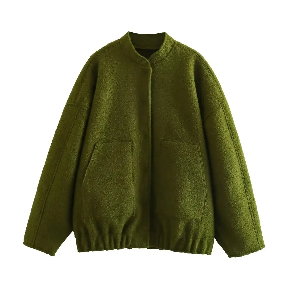 Women's Fall Fashion Shiny Sequin Jacket Y2k Gold Stand Collar Long Sleeve Short Coat Autumn Winter Office High Streetwear