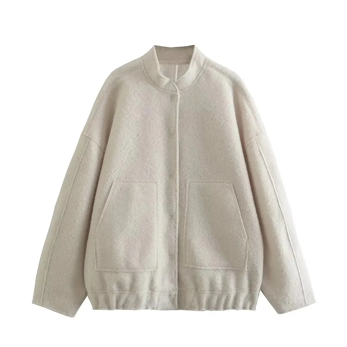 Women's Fall Fashion Shiny Sequin Jacket Y2k Gold Stand Collar Long Sleeve Short Coat Autumn Winter Office High Streetwear
