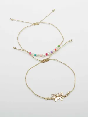 WOMEN'S MULTI BEADS BUTTERFLY BRACELET