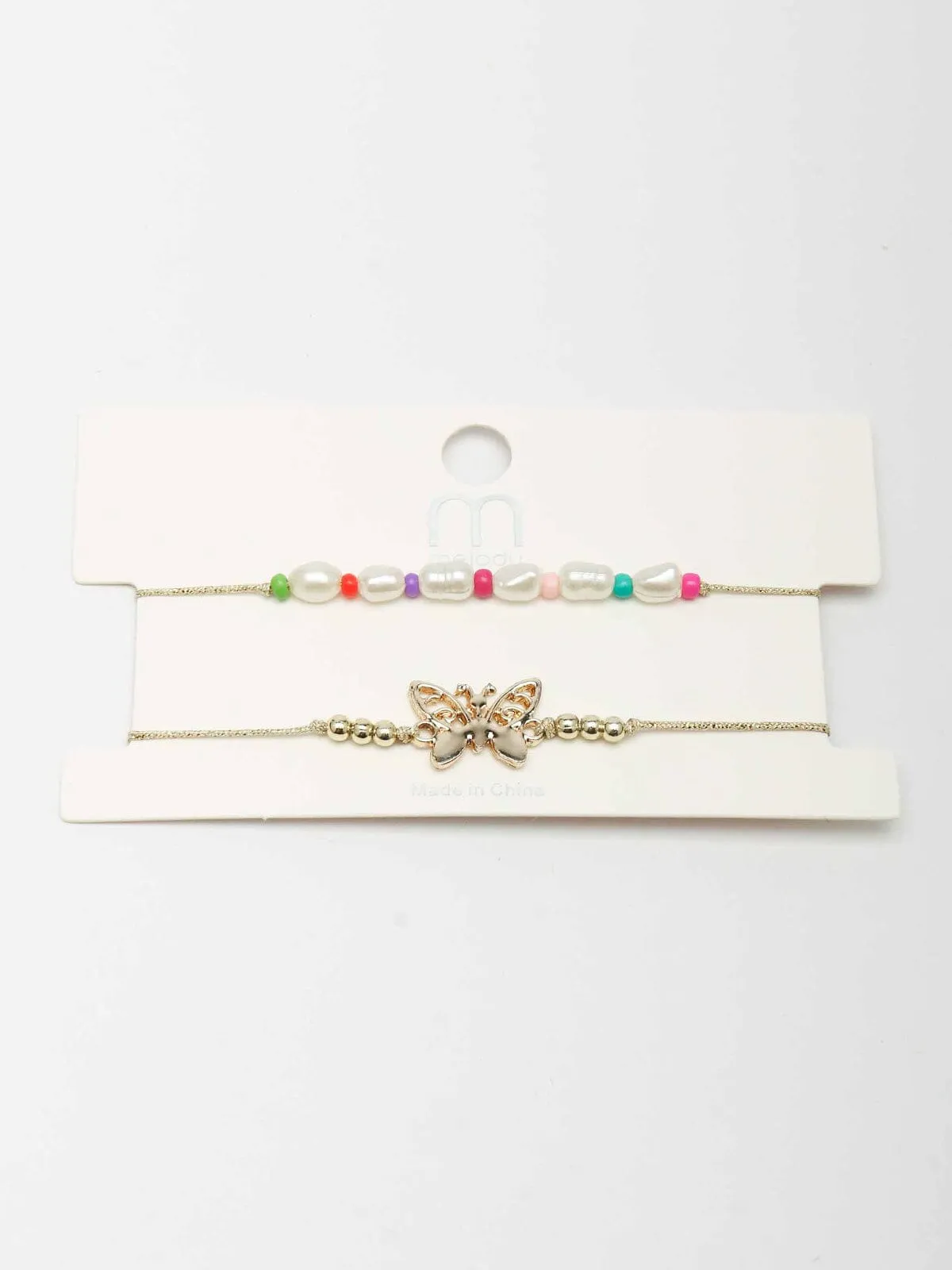 WOMEN'S MULTI BEADS BUTTERFLY BRACELET