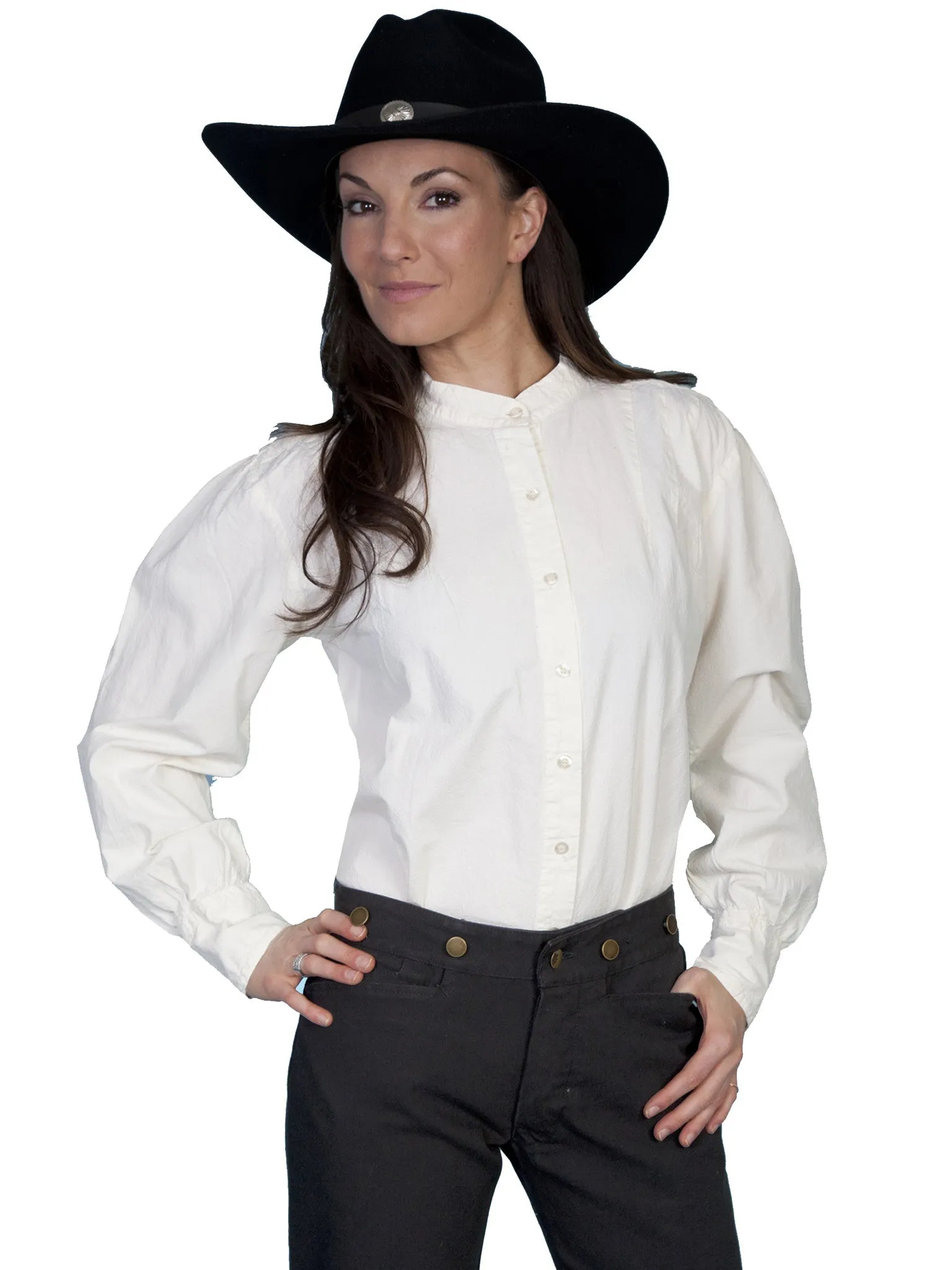 Women's Old West Top Collection: Rangewear Ranch Style Blouse
