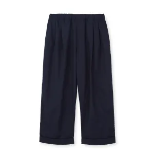 WOMEN'S T/C TWILL EASY CROPPED PANTS