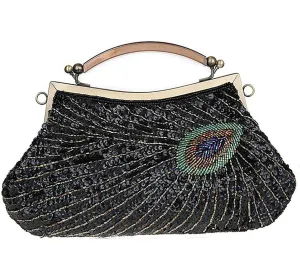 Women's Vintage Handbag Beaded Sequin Clutch Purse|JaosWish