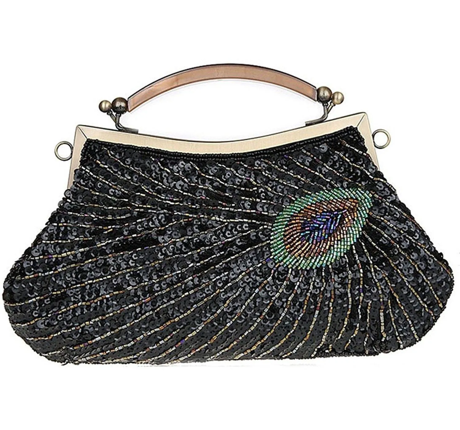 Women's Vintage Handbag Beaded Sequin Clutch Purse|JaosWish