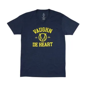 Women's - Wolverine Heather Blue V-Neck T-Shirt