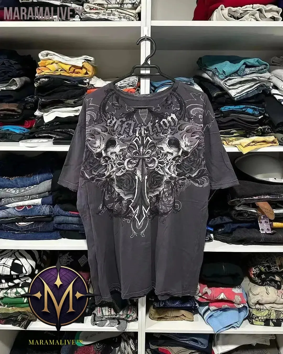 Y2K Tshirt New Harajuku Retro Wing Printing Oversized Punk Hip Hop T shirt Women Short Sleeved Gothic Clothing Tops Streetwear