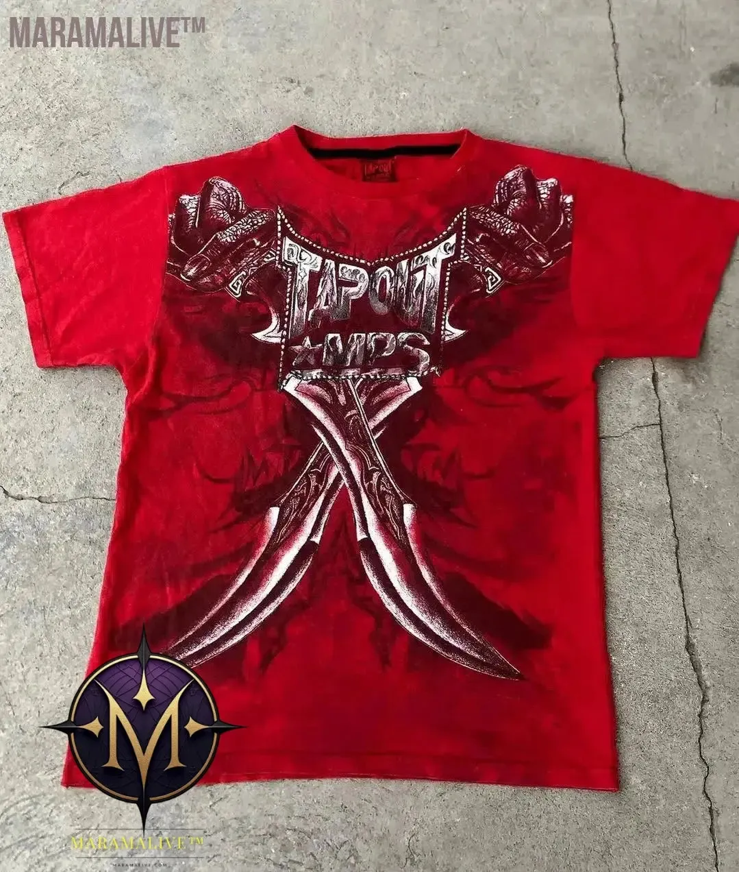 Y2K Tshirt New Harajuku Retro Wing Printing Oversized Punk Hip Hop T shirt Women Short Sleeved Gothic Clothing Tops Streetwear
