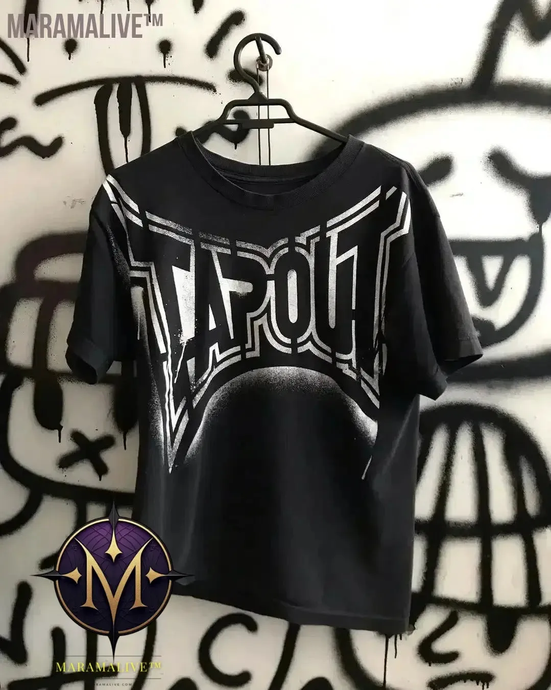 Y2K Tshirt New Harajuku Retro Wing Printing Oversized Punk Hip Hop T shirt Women Short Sleeved Gothic Clothing Tops Streetwear