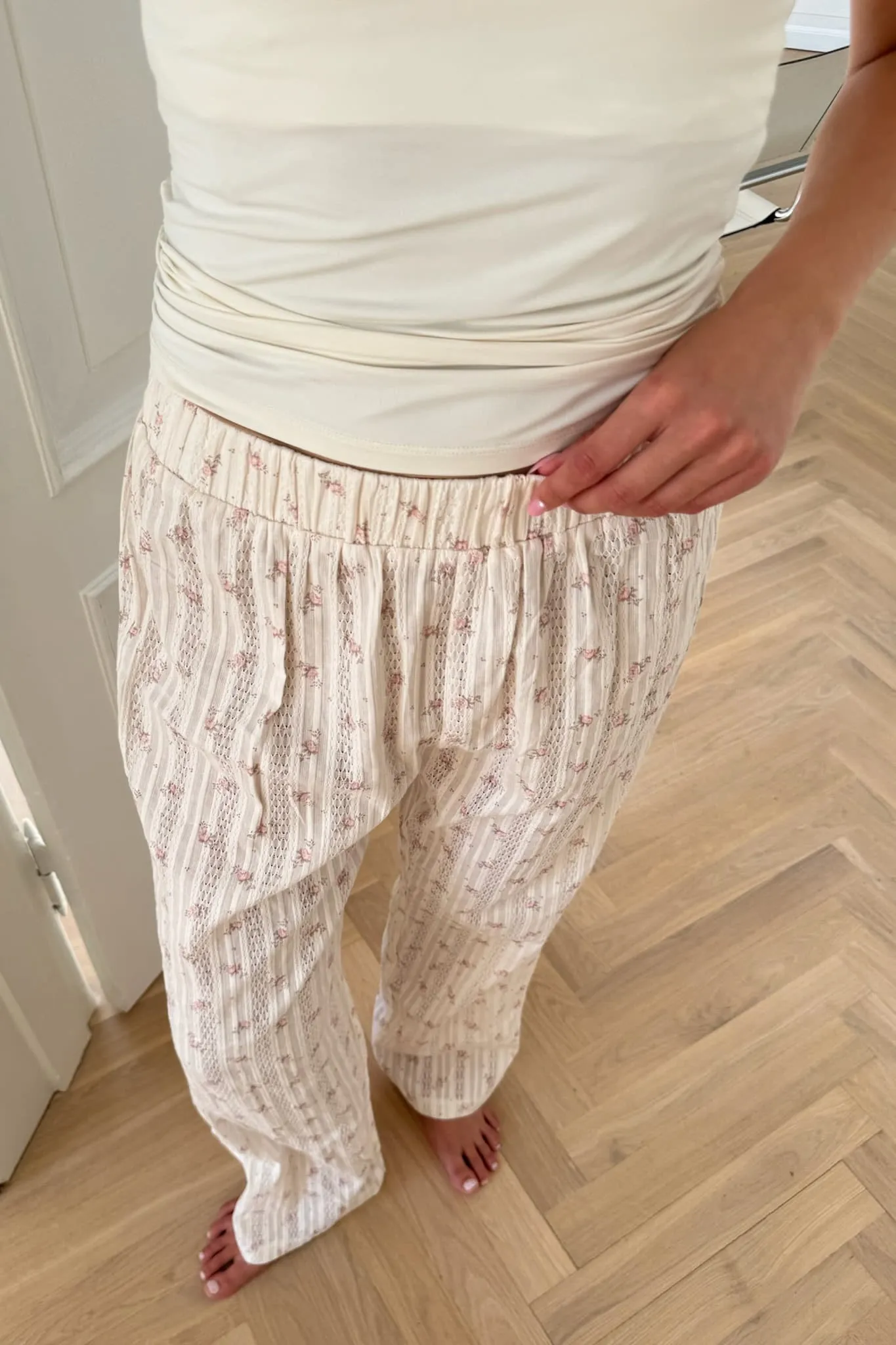 ZhannaIC Bukser - Rose Print